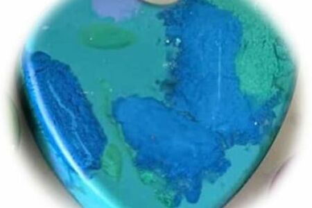 globe in the shape of a heart